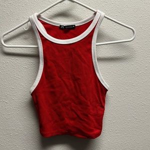 Zara cropped tank size M (could fit a small as well)